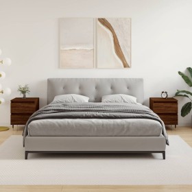 Nachttische, 2 Stück, Eichenbraun, Holzwerkstoff, 40 x 35 x 50 cm von vidaXL, Nachttische - Ref: Foro24-826875, Preis: 82,59 ...
