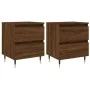 Nightstands 2 pcs oak brown engineered wood 40x35x50 cm by vidaXL, Nightstands - Ref: Foro24-826875, Price: 81,60 €, Discount: %
