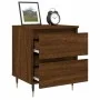 Nightstands 2 pcs oak brown engineered wood 40x35x50 cm by vidaXL, Nightstands - Ref: Foro24-826875, Price: 81,60 €, Discount: %