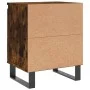 Nachttische 2 Stk. Eiche geräuchertes Holz 40x30x50 cm von vidaXL, Nachttische - Ref: Foro24-826855, Preis: 51,22 €, Rabatt: %