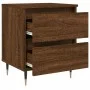 Nachttische, 2 Stück, Eichenbraun, Holzwerkstoff, 40 x 35 x 50 cm von vidaXL, Nachttische - Ref: Foro24-826875, Preis: 81,59 ...