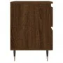 Nightstands 2 pcs oak brown engineered wood 40x35x50 cm by vidaXL, Nightstands - Ref: Foro24-826875, Price: 81,60 €, Discount: %
