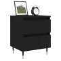 Nachttische 2 Stk. Holzwerkstoff schwarz 40x35x50 cm von vidaXL, Nachttische - Ref: Foro24-826863, Preis: 93,64 €, Rabatt: %