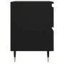 Nachttische 2 Stk. Holzwerkstoff schwarz 40x35x50 cm von vidaXL, Nachttische - Ref: Foro24-826863, Preis: 93,64 €, Rabatt: %