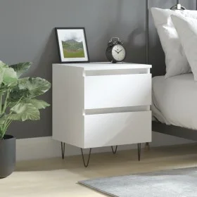 Nachttisch aus Sperrholz weiß 40x35x50 cm von vidaXL, Nachttische - Ref: Foro24-826876, Preis: 54,86 €, Rabatt: %