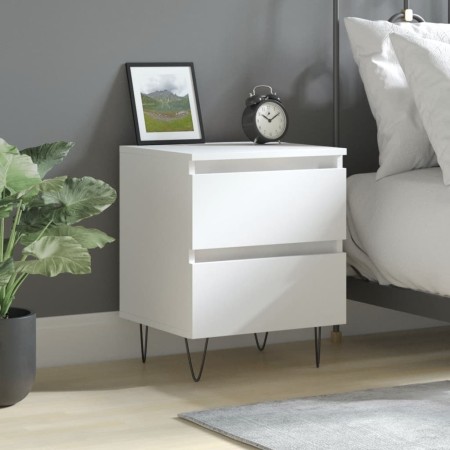 Nachttisch aus Sperrholz weiß 40x35x50 cm von vidaXL, Nachttische - Ref: Foro24-826876, Preis: 53,47 €, Rabatt: %