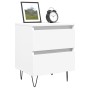 Nachttisch aus Sperrholz weiß 40x35x50 cm von vidaXL, Nachttische - Ref: Foro24-826876, Preis: 53,47 €, Rabatt: %