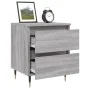 Bedside table 2 pcs Sonoma gray engineered wood 40x35x50 cm by vidaXL, Nightstands - Ref: Foro24-826873, Price: 79,48 €, Disc...