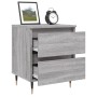 Nachttisch 2 Stk. Sonoma graues Holzwerkstoff 40x35x50 cm von vidaXL, Nachttische - Ref: Foro24-826873, Preis: 80,47 €, Rabat...