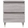 Bedside table 2 pcs Sonoma gray engineered wood 40x35x50 cm by vidaXL, Nightstands - Ref: Foro24-826873, Price: 79,48 €, Disc...