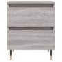 Nachttisch 2 Stk. Sonoma graues Holzwerkstoff 40x35x50 cm von vidaXL, Nachttische - Ref: Foro24-826873, Preis: 80,47 €, Rabat...