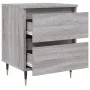 Bedside table 2 pcs Sonoma gray engineered wood 40x35x50 cm by vidaXL, Nightstands - Ref: Foro24-826873, Price: 79,48 €, Disc...