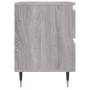 Nachttisch 2 Stk. Sonoma graues Holzwerkstoff 40x35x50 cm von vidaXL, Nachttische - Ref: Foro24-826873, Preis: 80,47 €, Rabat...