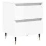 Nightstands 2 pcs glossy white engineered wood 40x35x50 cm by vidaXL, Nightstands - Ref: Foro24-826865, Price: 87,28 €, Disco...