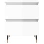 Nightstands 2 pcs glossy white engineered wood 40x35x50 cm by vidaXL, Nightstands - Ref: Foro24-826865, Price: 88,33 €, Disco...