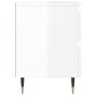 Nightstands 2 pcs glossy white engineered wood 40x35x50 cm by vidaXL, Nightstands - Ref: Foro24-826865, Price: 88,33 €, Disco...