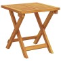 Tumbona 3 pcs Rojo 40 x 40 x 40cm Madera maciza de Acacia