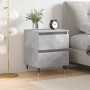 Concrete gray engineered wood bedside table 40x35x50 cm by vidaXL, Nightstands - Ref: Foro24-826868, Price: 48,11 €, Discount: %