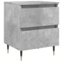 Concrete gray engineered wood bedside table 40x35x50 cm by vidaXL, Nightstands - Ref: Foro24-826868, Price: 48,11 €, Discount: %