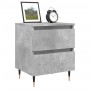 Concrete gray engineered wood bedside table 40x35x50 cm by vidaXL, Nightstands - Ref: Foro24-826868, Price: 48,11 €, Discount: %