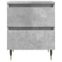 Concrete gray engineered wood bedside table 40x35x50 cm by vidaXL, Nightstands - Ref: Foro24-826868, Price: 47,44 €, Discount: %