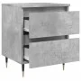 Concrete gray engineered wood bedside table 40x35x50 cm by vidaXL, Nightstands - Ref: Foro24-826868, Price: 47,44 €, Discount: %