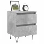 Nightstands 2 pcs concrete gray engineered wood 40x35x50 cm by vidaXL, Nightstands - Ref: Foro24-826885, Price: 75,20 €, Disc...