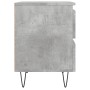 Nachttische 2 Stück betongraues Holzwerkstoff 40x35x50 cm von vidaXL, Nachttische - Ref: Foro24-826885, Preis: 76,39 €, Rabat...