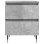 Nachttische 2 Stk. Holzwerkstoff betongrau 40x35x50 cm von vidaXL, Nachttische - Ref: Foro24-826869, Preis: 74,96 €, Rabatt: %