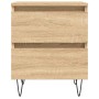 Nachttisch aus Sonoma-Eichenholzwerkstoff, 40 x 35 x 50 cm von vidaXL, Nachttische - Ref: Foro24-826882, Preis: 49,31 €, Raba...