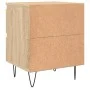 Mesita de noche madera de ingeniería roble Sonoma 40x35x50 cm de vidaXL, Mesitas de noche - Ref: Foro24-826882, Precio: 48,59...