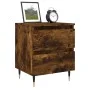 Nachttisch aus geräuchertem Eichenholzwerkstoff, 40 x 35 x 50 cm von vidaXL, Nachttische - Ref: Foro24-826870, Preis: 45,36 €...