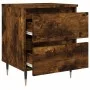 Nachttisch aus geräuchertem Eichenholzwerkstoff, 40 x 35 x 50 cm von vidaXL, Nachttische - Ref: Foro24-826870, Preis: 45,36 €...