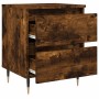 Nachttisch aus geräuchertem Eichenholzwerkstoff, 40 x 35 x 50 cm von vidaXL, Nachttische - Ref: Foro24-826870, Preis: 45,99 €...