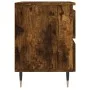 Nachttisch aus geräuchertem Eichenholzwerkstoff, 40 x 35 x 50 cm von vidaXL, Nachttische - Ref: Foro24-826870, Preis: 45,36 €...