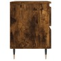 Nachttisch aus geräuchertem Eichenholzwerkstoff, 40 x 35 x 50 cm von vidaXL, Nachttische - Ref: Foro24-826870, Preis: 45,99 €...