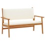 Conjunto de sofá de jardín 4 pcs Marrón 75 x 45 x 38cm