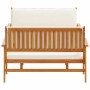 Conjunto de sofá de jardín 3 pcs Marrón 75 x 45 x 38cm