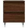 Engineered wood brown oak bedside table 40x35x50 cm by vidaXL, Nightstands - Ref: Foro24-826874, Price: 51,97 €, Discount: %