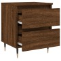 Nachttisch aus braunem Eichenholz 40x35x50 cm von vidaXL, Nachttische - Ref: Foro24-826874, Preis: 52,77 €, Rabatt: %