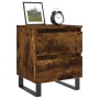 Nightstands 2 pcs engineered wood smoked oak 40x35x50 cm by vidaXL, Nightstands - Ref: Foro24-826903, Price: 66,22 €, Discoun...