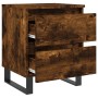 Nightstands 2 pcs engineered wood smoked oak 40x35x50 cm by vidaXL, Nightstands - Ref: Foro24-826903, Price: 66,22 €, Discoun...