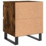 Nightstands 2 pcs engineered wood smoked oak 40x35x50 cm by vidaXL, Nightstands - Ref: Foro24-826903, Price: 66,22 €, Discoun...