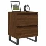 Nachttische, 2 Stück, Eichenbraun, Holzwerkstoff, 40 x 35 x 50 cm von vidaXL, Nachttische - Ref: Foro24-826907, Preis: 65,62 ...