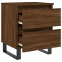 Nightstands 2 pcs oak brown engineered wood 40x35x50 cm by vidaXL, Nightstands - Ref: Foro24-826907, Price: 65,62 €, Discount: %