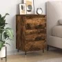 Nachttisch aus geräuchertem Eichenholzwerkstoff, 40 x 35 x 69 cm von vidaXL, Nachttische - Ref: Foro24-826918, Preis: 54,52 €...