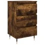 Nachttisch aus geräuchertem Eichenholzwerkstoff, 40 x 35 x 69 cm von vidaXL, Nachttische - Ref: Foro24-826918, Preis: 54,52 €...