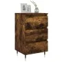 Nachttisch aus geräuchertem Eichenholzwerkstoff, 40 x 35 x 69 cm von vidaXL, Nachttische - Ref: Foro24-826918, Preis: 54,52 €...