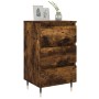 Smoked oak engineered wood bedside table 40x35x69 cm by vidaXL, Nightstands - Ref: Foro24-826918, Price: 55,22 €, Discount: %
