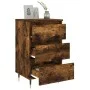 Nachttisch aus geräuchertem Eichenholzwerkstoff, 40 x 35 x 69 cm von vidaXL, Nachttische - Ref: Foro24-826918, Preis: 54,52 €...